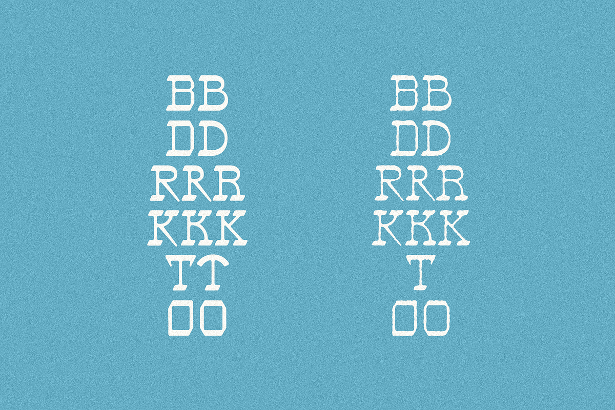 MC Del Toro - Regular and Stamped, a Slab Serif Font by McLetters (Photo 6 of 8)