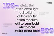 TT Otilito Sans Font Family, a Font by truetype (Thumbnail 2 of 15)