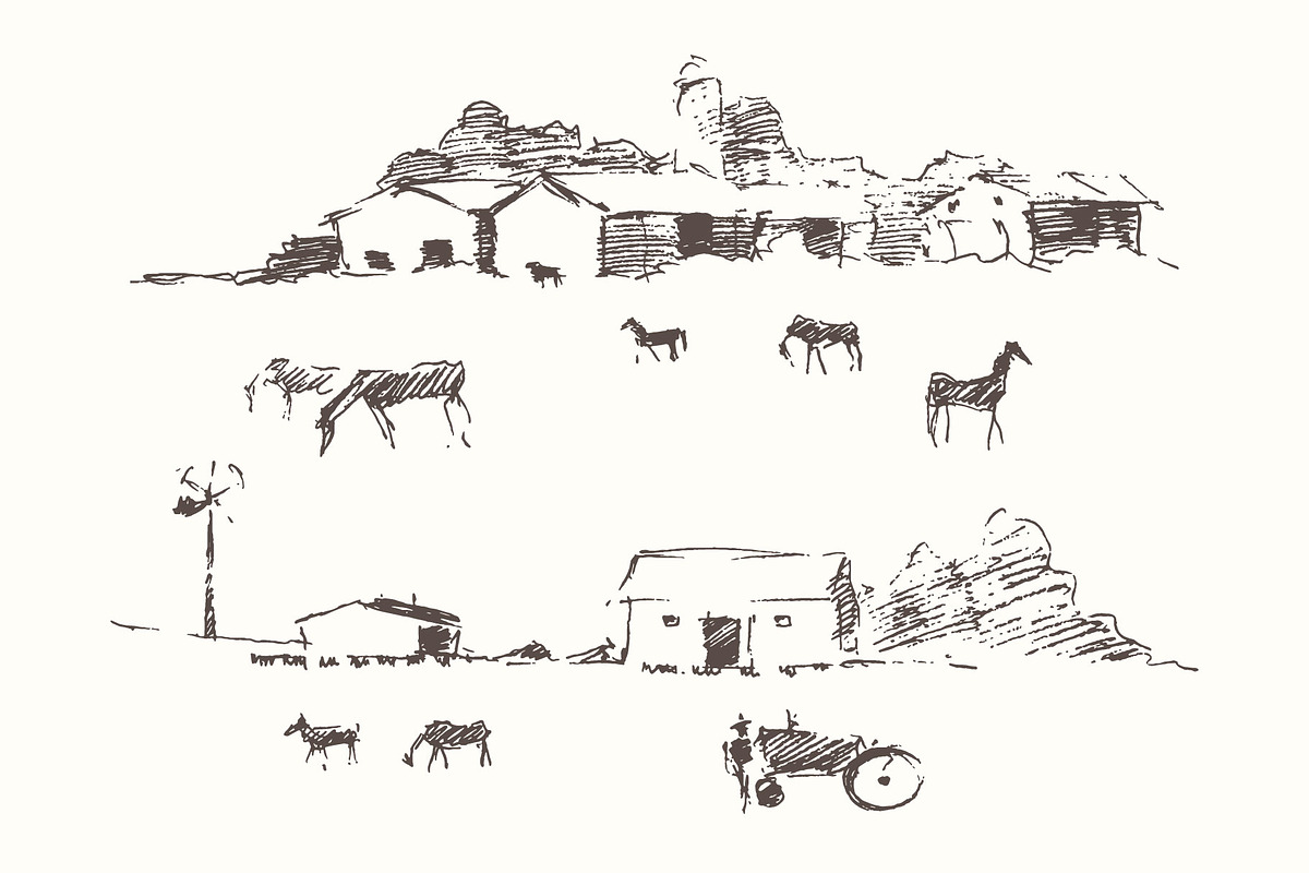 Countryside landscapes, an Animal Illustration by TheMountBirdStudio (Photo 2 of 2)