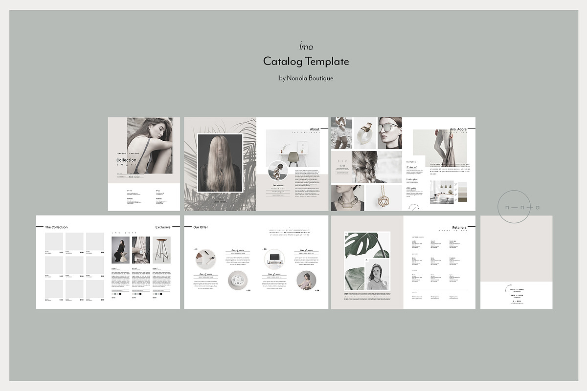 Catalog + Magazine PSD • Íma, a Magazine Template by Nonola (Photo 6 of 6)