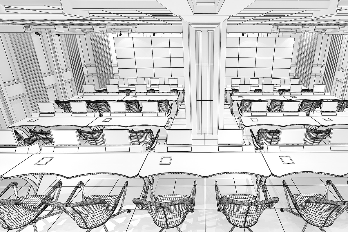 TV Studio Control Room 1, an Architecture 3D Model by akerStudio (Photo 5 of 42)