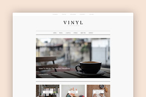 WordPress Theme Blog - Vinyl