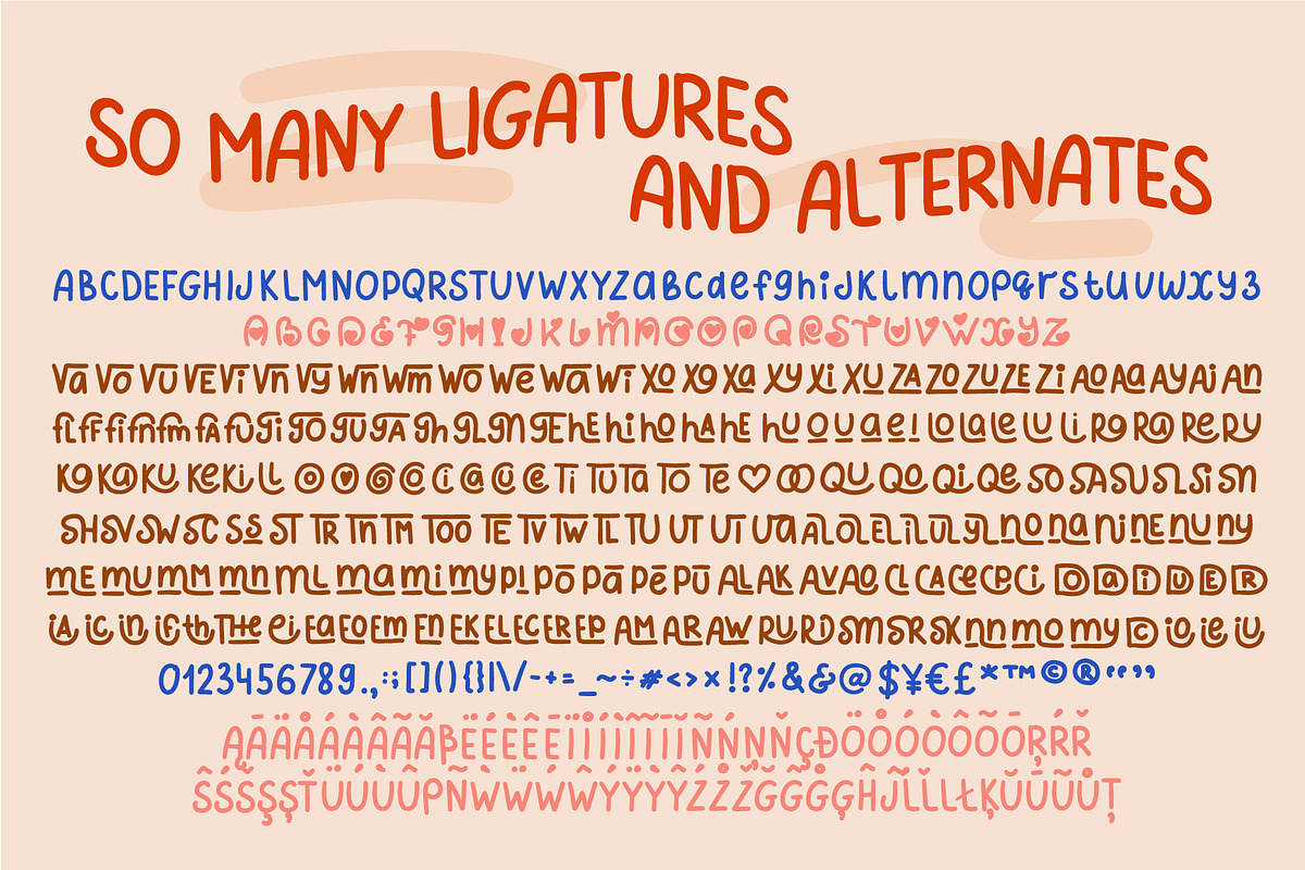 Playful Font Bundle | Sale, a Script Font by Anna Zakharchenko (Photo 13 of 59)