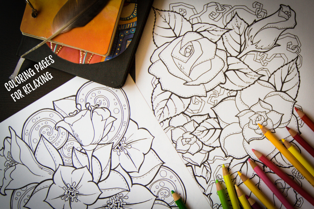 Creative flowers, a Decorative Illustration by Julia_Snegireva (Photo 3 of 5)