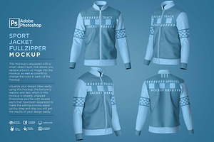 Sport Jacket Fullzipper Mockup