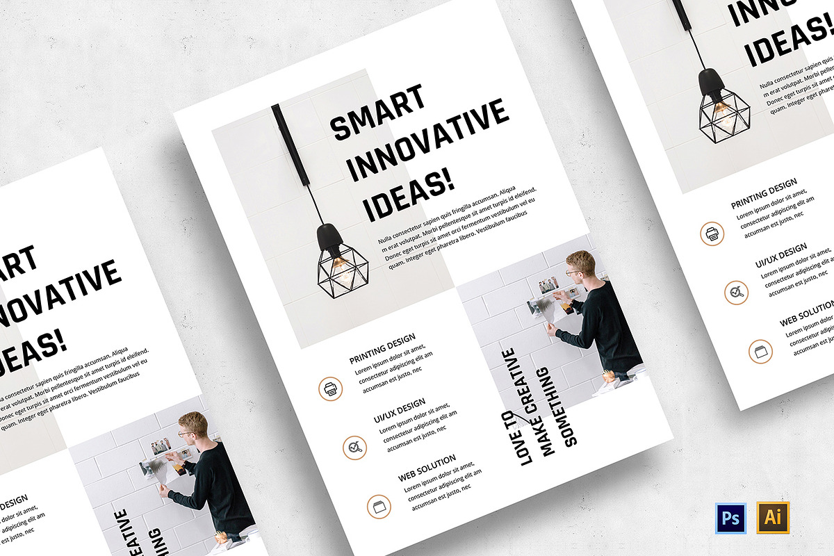Minimal Flyer Bundle, Word Flyer, a Flyer Template by SmmrDesign (Photo 5 of 8)