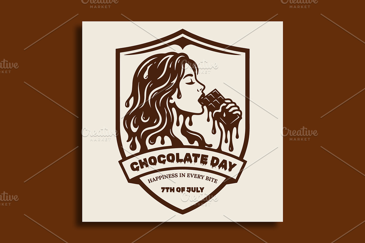 Chocolate Day Social Media Banner, a Social Media Template by nandinigraphics (Photo 2 of 5)