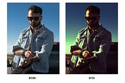 24 Street Style Photoshop Actions, an Action Add-On by Light Hero Studios (Thumbnail 2 of 24)