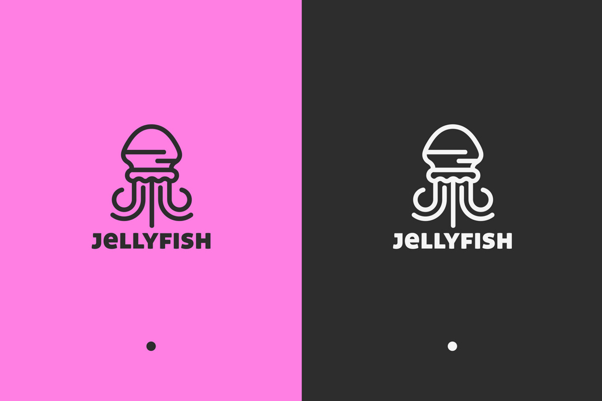 Jellyfish Logo Template, a Branding & Logo Template by Snitovets (Photo 2 of 3)