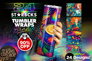 24 Strbcks Tumbler Wraps | 24 design