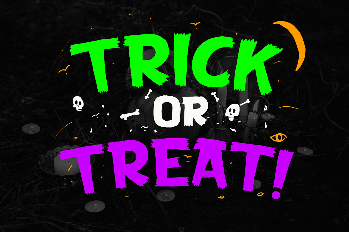 Halloween Rock! | Cute Horror Font preview 3