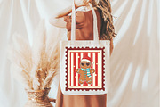 Christmas Coquette Stamps Gingerbrea, an Illustration by Libby Wishes (Thumbnail 4 of 5)