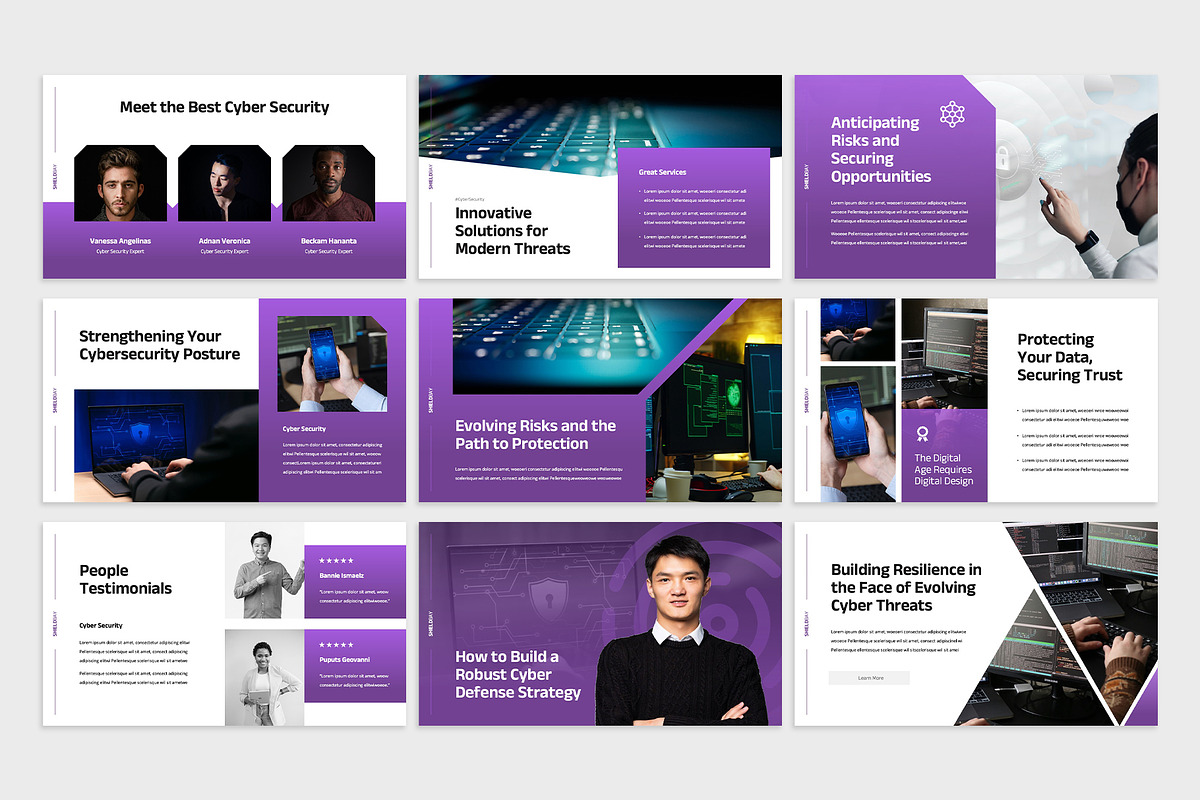 SHIELDBAY - Cyber Security PPT, a Presentation Template by rgbryand (Photo 3 of 7)