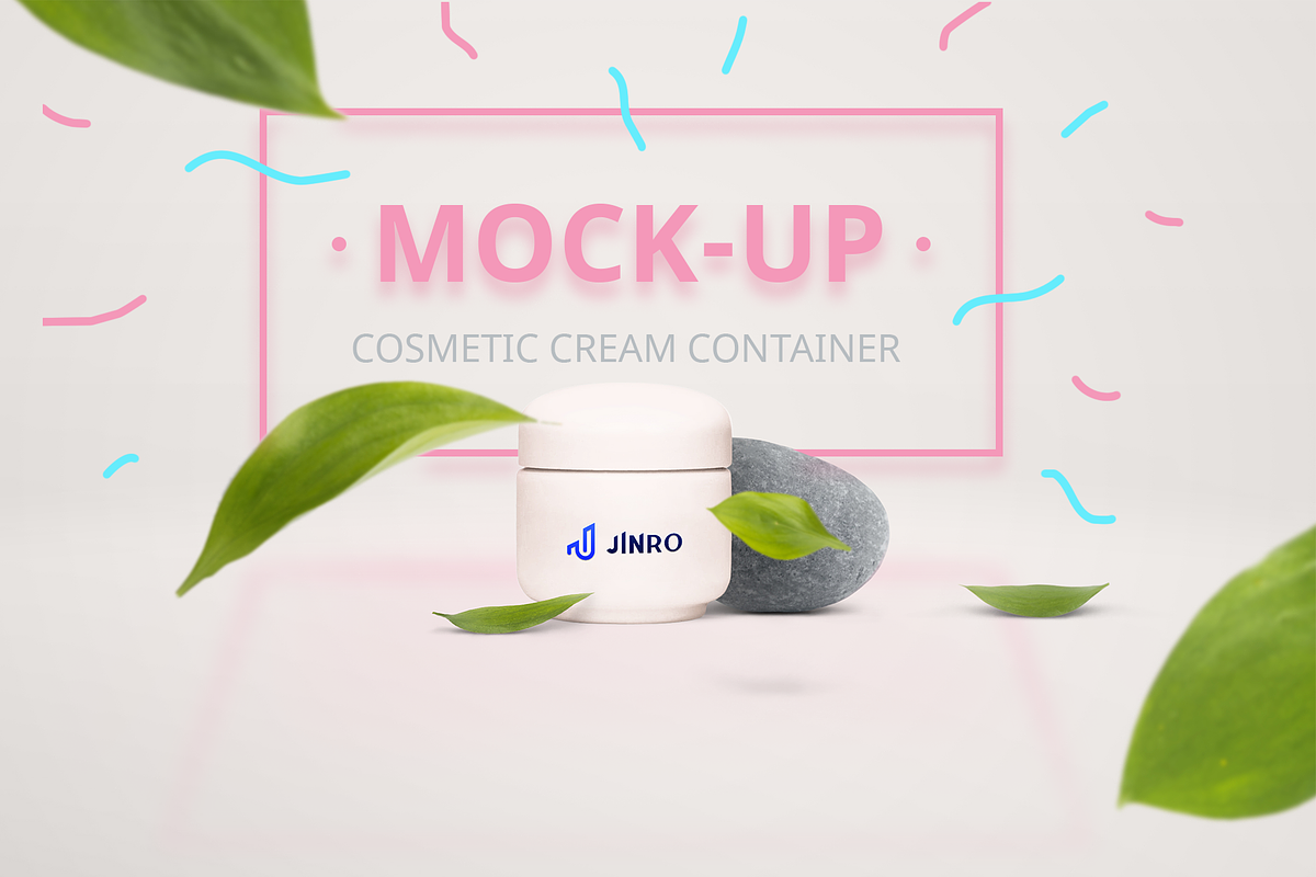 Cosmetic Cream Branding Mockup, a Cups & Container Mockup by Jinro (Photo 1 of 5)