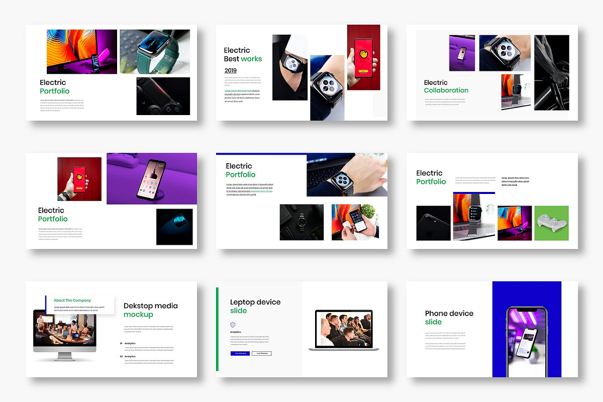 Electric – Business Keynote Template, a Presentation Template by Dens Creative Studio (Photo 4 of 6)