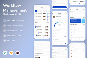 Workflow Management App UI Kit