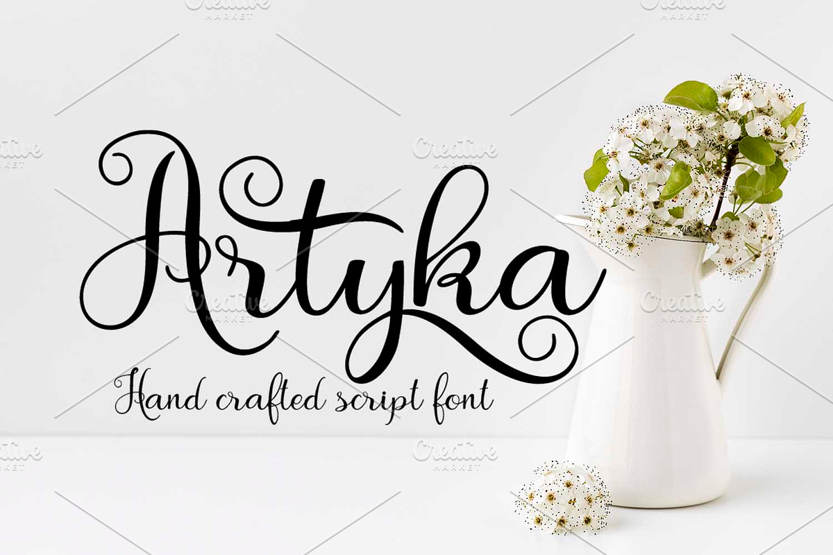 Artyka, a Script Font by Digital Typeface Studio (Photo 1 of 9)