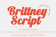 Brittney Script - Branding Business, a Script Font by Jimtype Studio (Thumbnail 1 of 10)