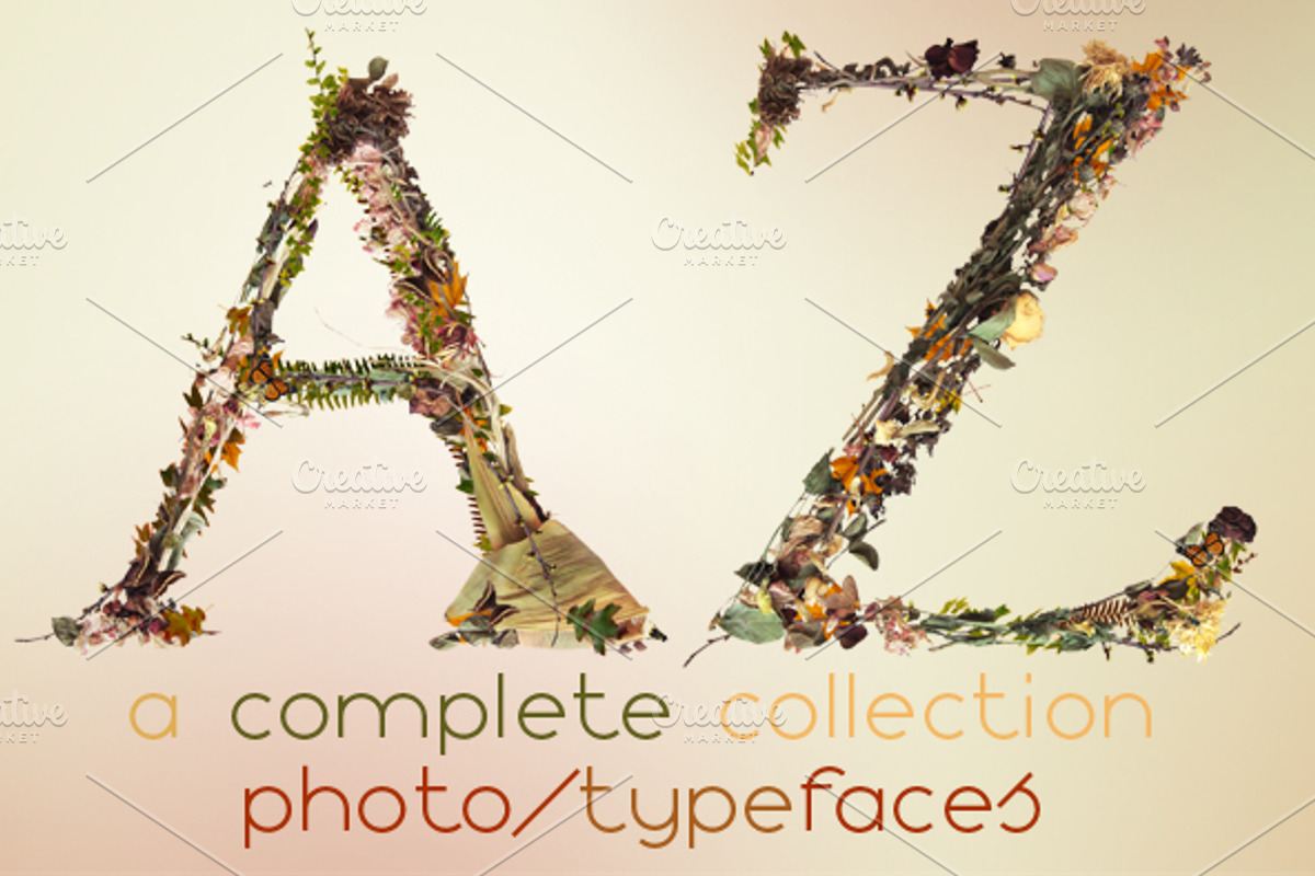 NT Fall -a multicolor photo/typeface, an Illustration by NovoTypo (Photo 1 of 5)