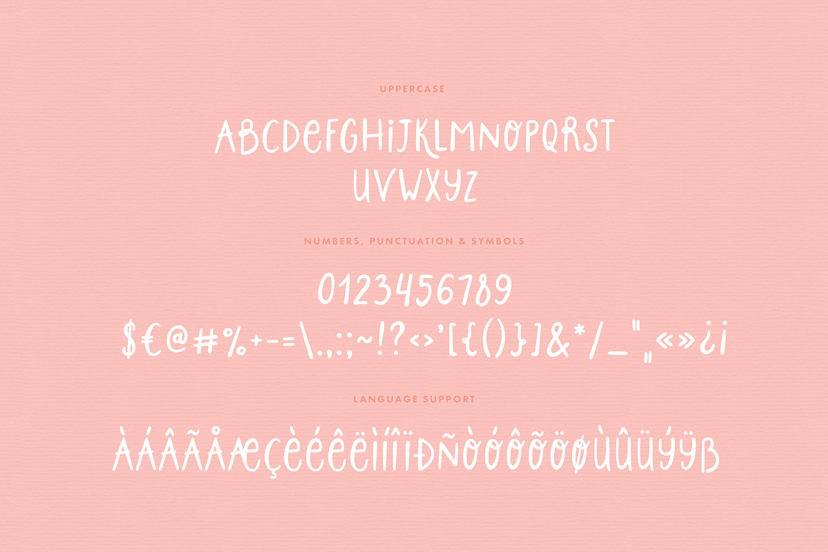 Honey Bunny | Handwritten font, a Font by JuliaVolkova (Photo 8 of 9)