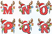 Watercolor Christmas Alphabet, an Illustration by CraftArtStudio (Thumbnail 2 of 6)