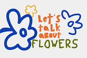 Groovy Shapes & Doodle Flowers, a Decorative Illustration by Luamor (Thumbnail 2 of 12)