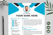 New Resume Template, a Resume Template by Attractive Resume (Thumbnail 1 of 3)