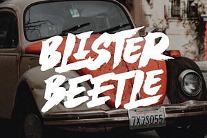 BLIZES Brush Font