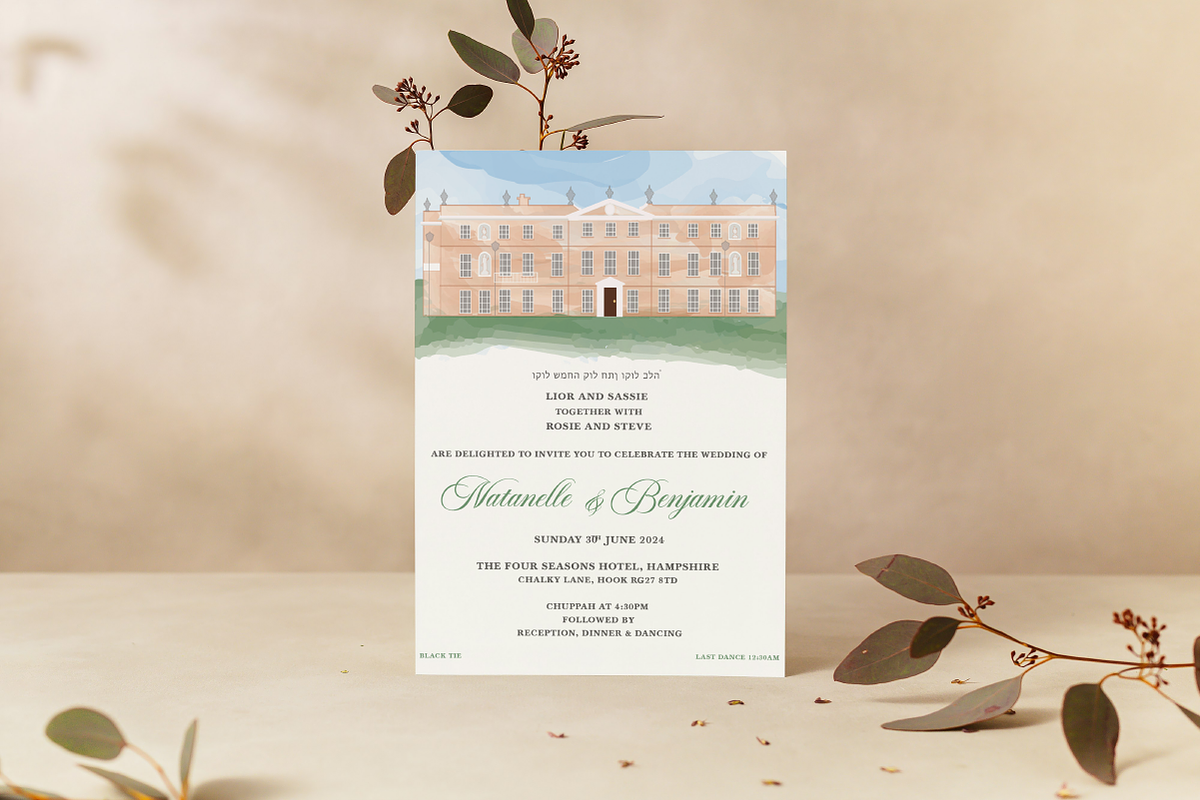 Invitation Four Seasons Hotel, an Invitation Template by Isbah_studio (Photo 1 of 3)