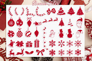 Round Christmas Monogram Vector Pack, an Illustration by Anastasia Feya (Thumbnail 9 of 9)