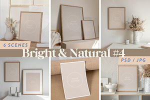 Bright & Natural 4 Mockup Set