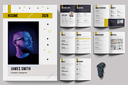 Professional Resume Brochure, a Brochure Template by ContestDesign (Thumbnail 1 of 3)
