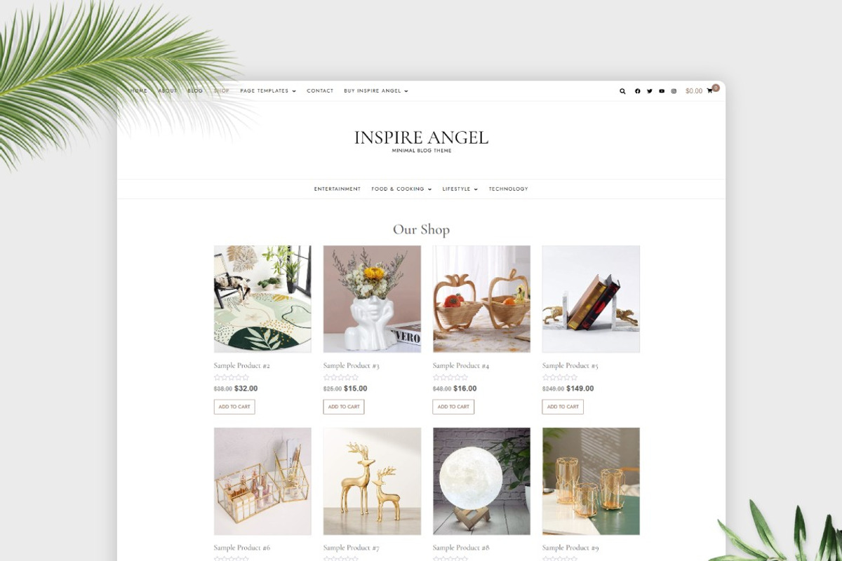 Inspire Angel - Elementor WordPress Blog & Shop WP Theme preview 7
