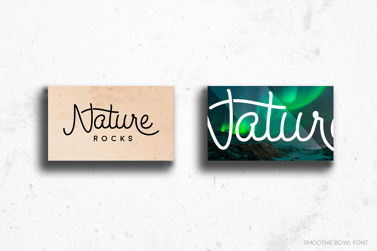 Smoothie Bowl Script Font preview 2