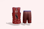 Basket Jersey T-Shirt Mockups, a Shirt Mockup by groens (Thumbnail 5 of 5)