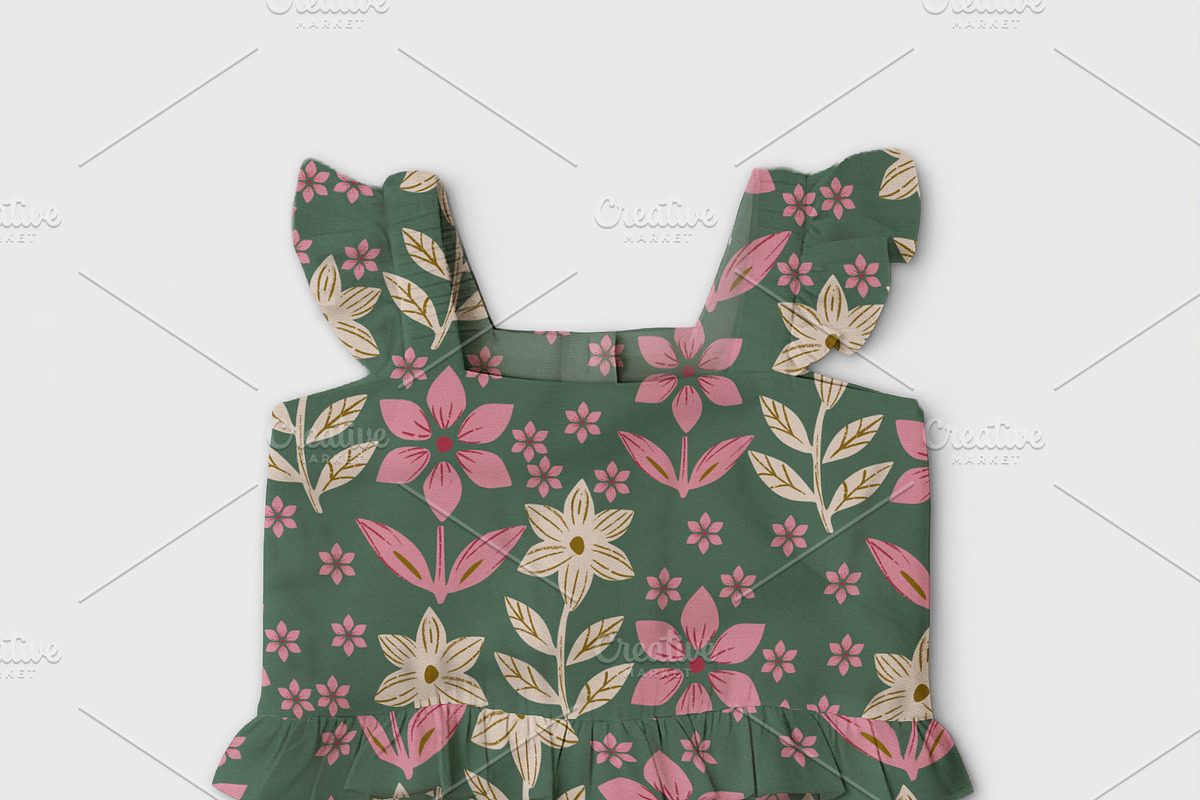 Organic Floral Patterns Collection, a Pattern Graphic by Nora Gad (Photo 14 of 18)