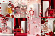 Valentine Perfume Bottle Mockup 1000, a Packaging Mockup by KennedyStudio (Thumbnail 9 of 15)