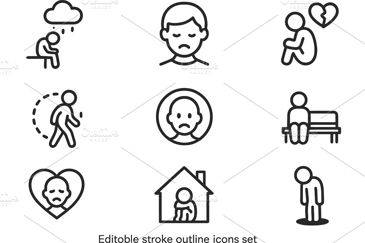Vector illustration of line icons, an Illustration by ZinetroN
