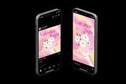 Pink Floral Valentine Night Flyer, a Flyer Template by Neermana (Thumbnail 4 of 4)
