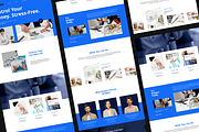 Figma Fintech App Landing Page, a Landing Page Template by Musara (Thumbnail 2 of 5)