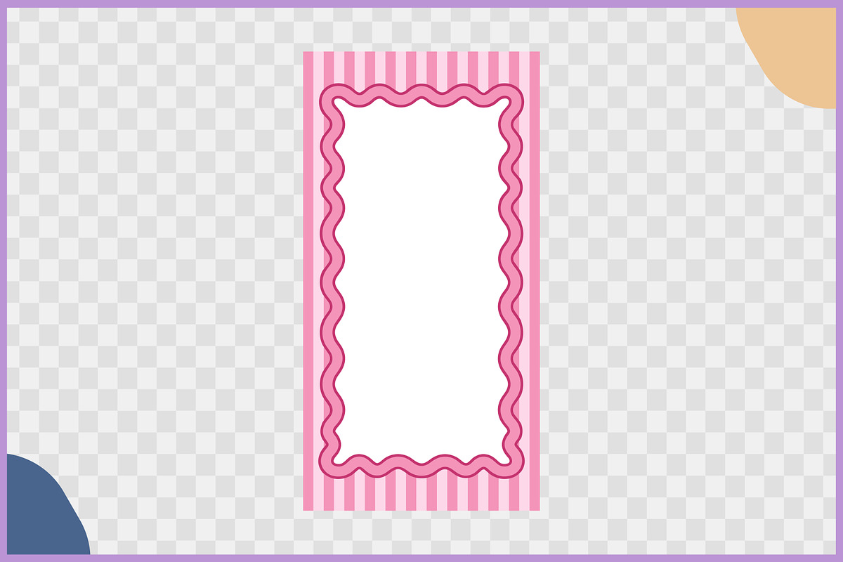 Striped Coquette Frame Vector Bundle, a Decorative Illustration by Gfx Expert Team (Photo 10 of 10)