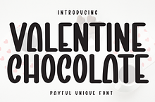 Valentine Chocolate | Script Font