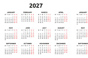 Calendar 2025, 2026 and 2032, a Graphic by Volyk (Thumbnail 4 of 7)