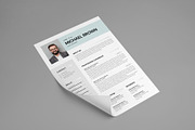 Modern Resume CV Template Letter, a Resume Template by PixelStudio (Thumbnail 5 of 7)