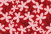 Hand Drawn Patterns with Flowers, a Pattern Graphic by Art's and patterns (Thumbnail 6 of 7)