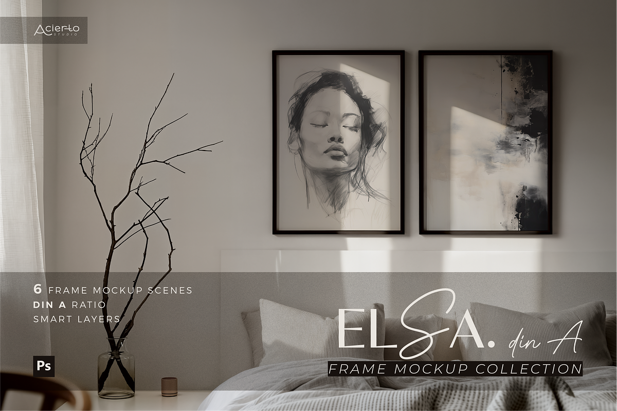 ELSA Din A | Frame Mockup Collection, a Product Mockup by Acierto Studio (Photo 8 of 9)
