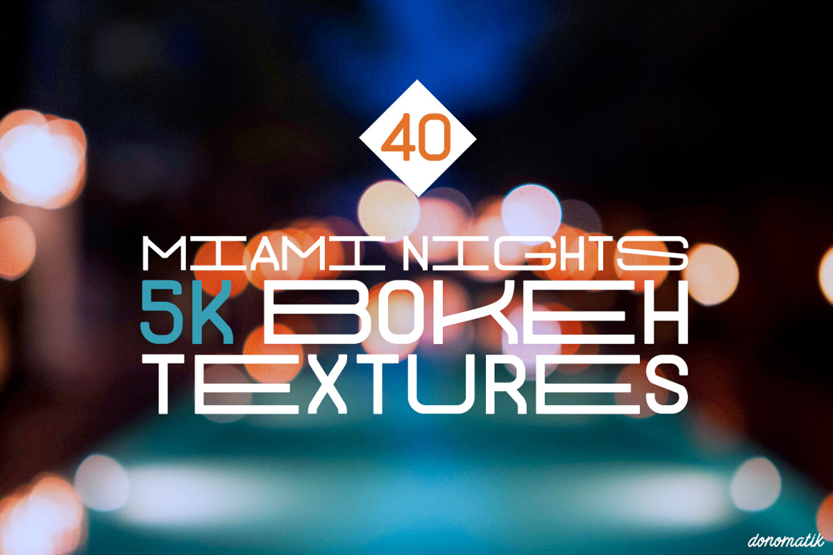 Miami Nights 5K Bokeh Textures, a Texture Graphic by DONOMATIK (Photo 1 of 4)