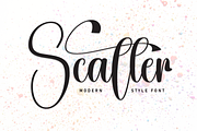 Scatter | Script Font, a Handwritten Font by Scratchones (Thumbnail 1 of 9)