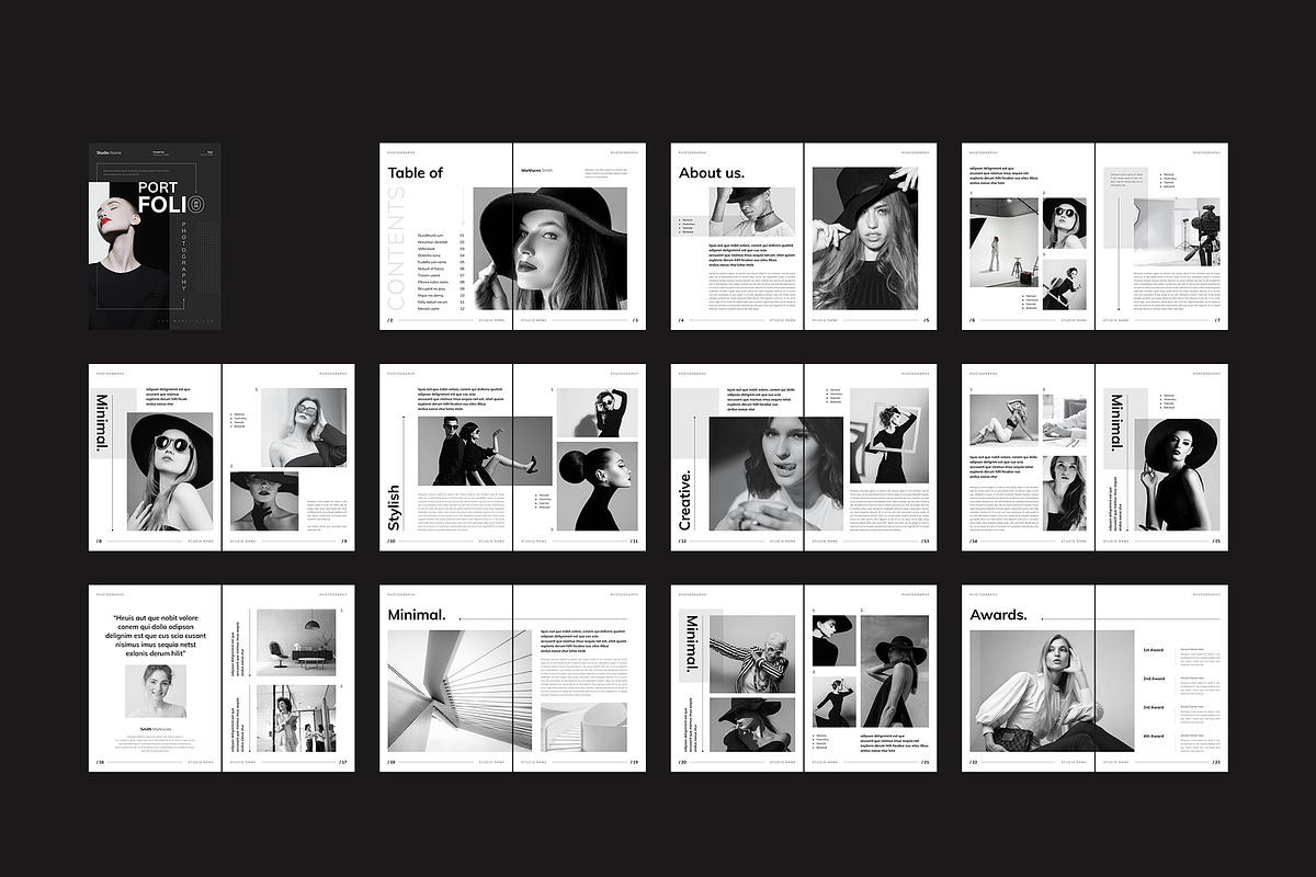 Photography Portfolio Template, a Brochure Template by StyleArt (Photo 14 of 15)