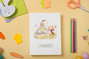 Bunny Easterland – Watercolor Easter, an Animal Illustration by CreativeValuation (Thumbnail 8 of 11)